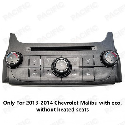 Genuine Air Conditioning Control Panel For 2013-2014 Chevrolet Malibu 22854788