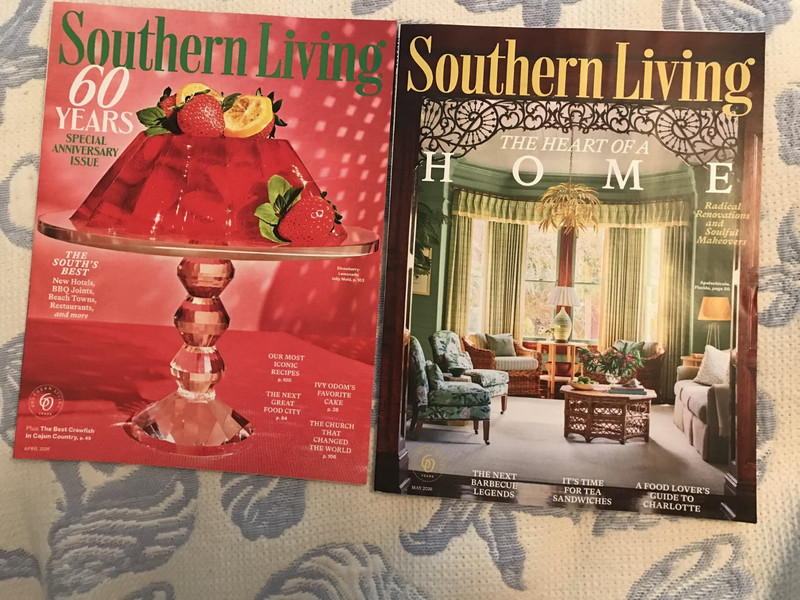 *LOT of 2*SOUTHERN LIVING MAGAZINE*APRIL 2026*MAY 2026*