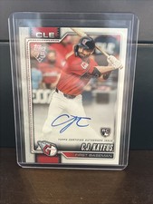 C.J. Kayfus Topps 2026 Series 1 Rookie Autograph #35 Cleveland Guardians