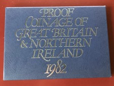 1982 ROYAL MINT COINAGE OF GREAT BRITAIN AND NORTHERN IRELAND PROOF COIN SET(#13