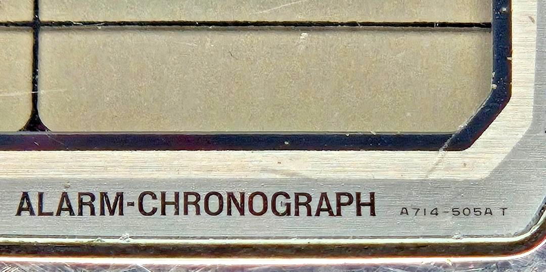 Vintage 1982 Seiko A714-505A Running Man Alarm Chrono Digital Lcd