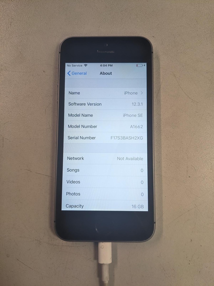 APPLE IPHONE SE (A1662/GRAY) - 16GB - UNLOCKED | eBay