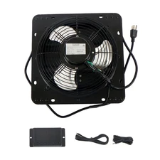 Shutter Exhaust Fan Shop Exhaust Fan 10'' Speed Control Wall-mount Attic 700CFM