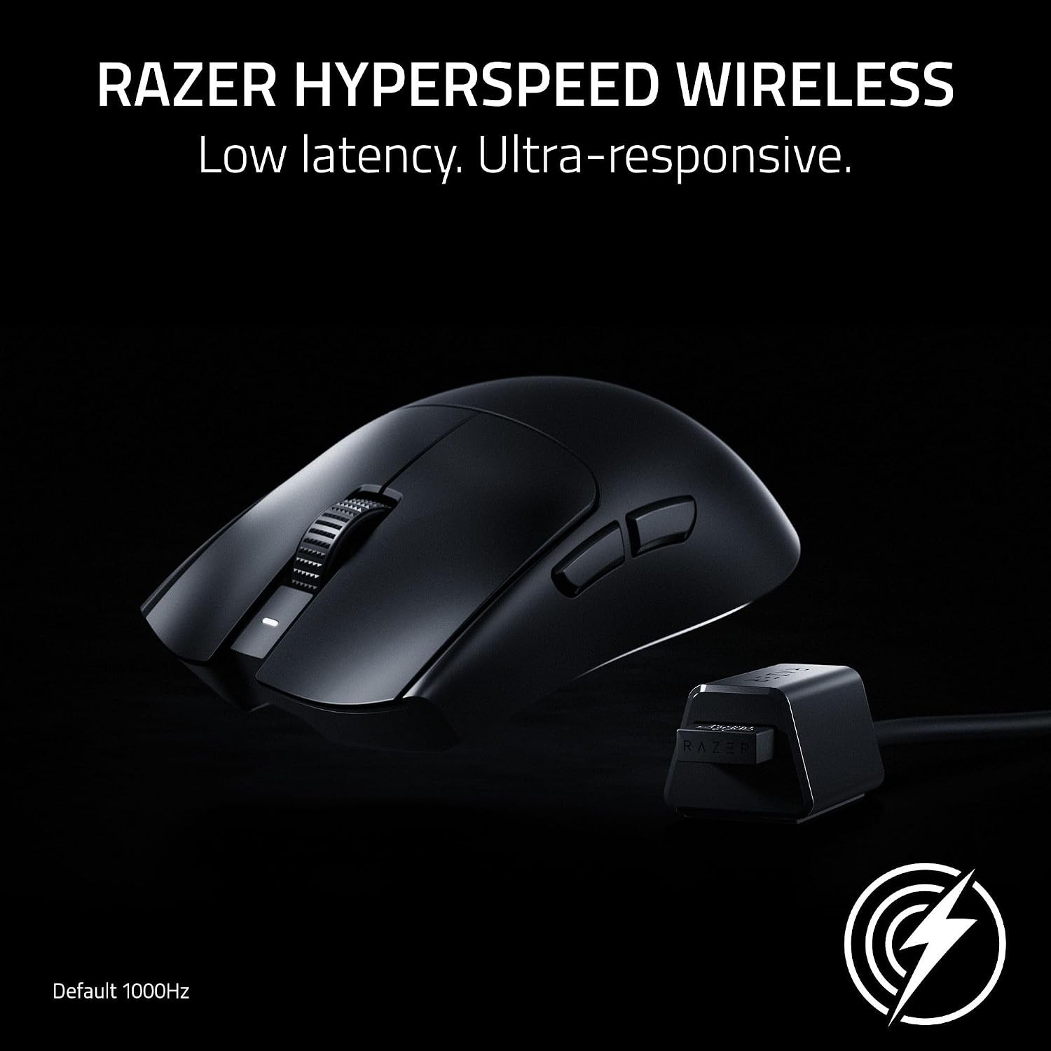 Mouse gaming inalámbrico Razer Viper V3 Pro SE 1K negro reacondicionado certificado, imagen 4