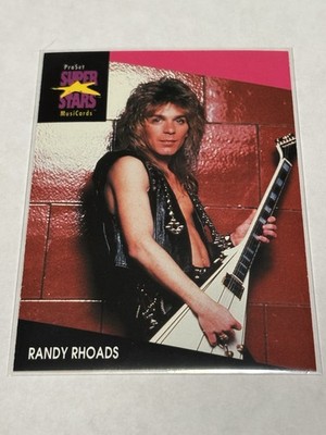 1991 Pro Set SuperStars MusiCards #226 Randy Rhoad Ozzy Osbourne Crazy Train