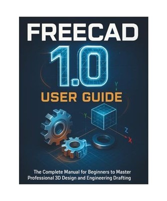 FREECAD 1.0 USER GUIDE: The Complete Manual for Beginners to Master Professional