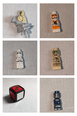 Lego Star Wars 3866 Battle of Hoth Brettspiel  Figuren ERSATZTEILE Auswahl