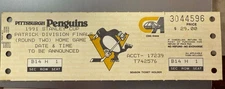 1991 Stanley Cup Patrick Division Finals Round 2 Game 4 PENGUINS Ticket Stub EX 