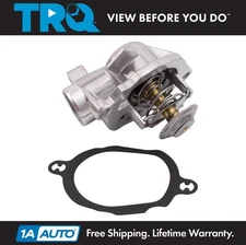 TRQ Thermostat with Housing Assembly Fits Mercedes-Benz