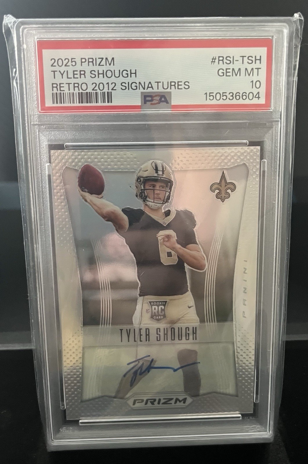Tyler Shough Panini Prizm Retro 2012 Signatures #RSITSH Base
