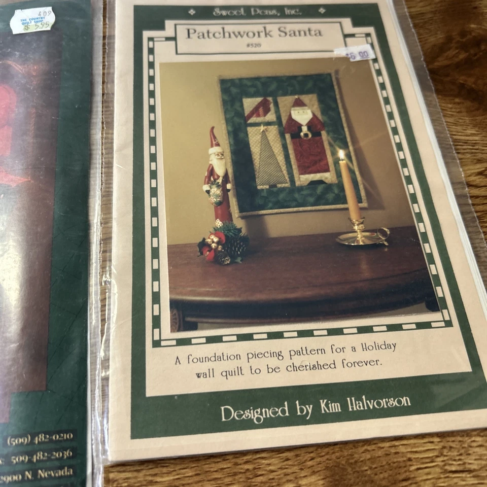 Lot of 5(Five)  Stitch And Sewing Designs Santa Christmas - Image 4 of 4