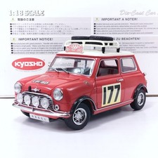 Good Condition K08102R Kyosho 1/18 Maurice Mini Cooper S Mki 1967 Monte Carlo Ra
