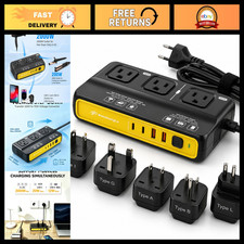 220V to 110V Power Converter EU to US, 2000W Voltage Converter for Europe Travel