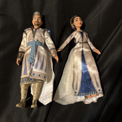 Disney's Wish King Magnifico And Queen Amaya Of Rosas Dolls