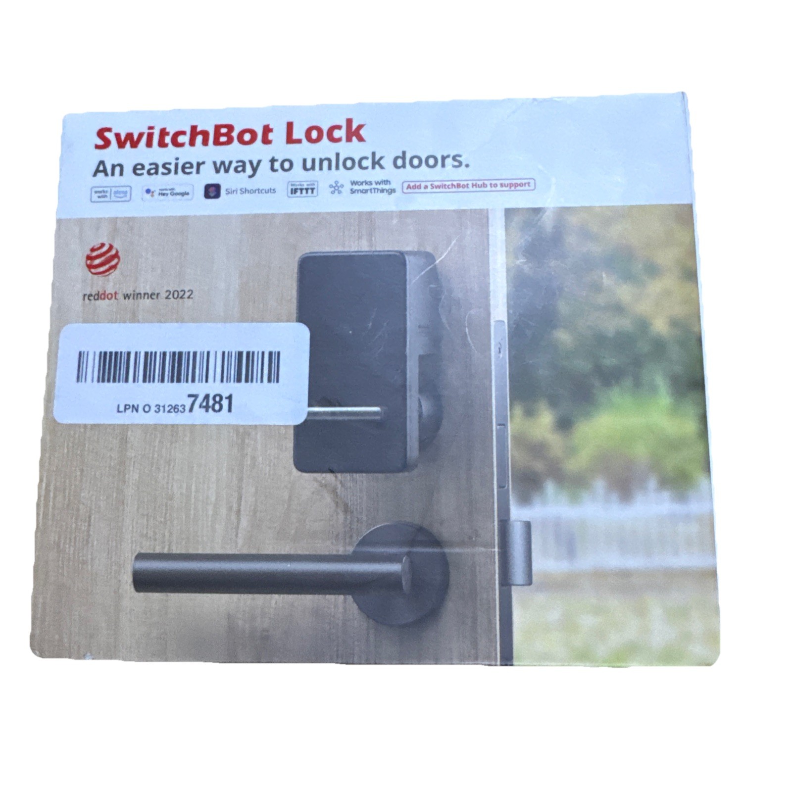 SwitchBot Smart Lock Keyless Entry Bluetooth Electronic Deadbolt  -image