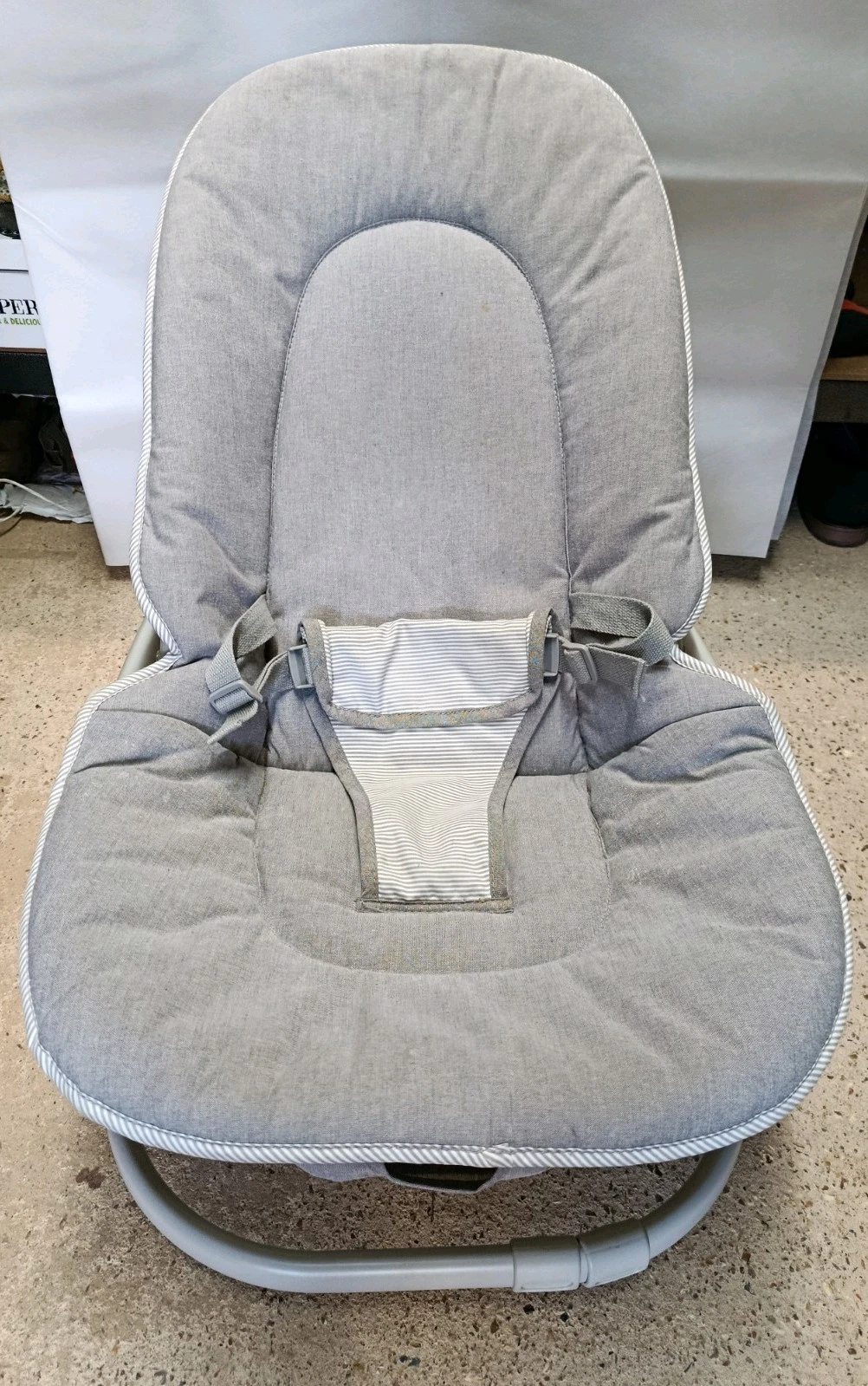 Mamas & Papas Wave Rocker / Bouncer - Grey Baby Chair