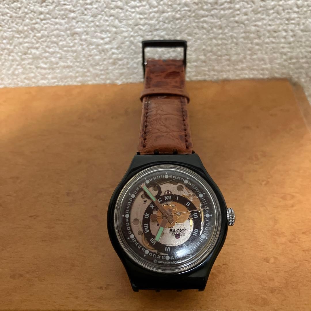 Swatch Skeleton Automatic Watch 1992 Vintage Mech… - image 1