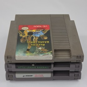 Little League Baseball Championship Series Blades Of Steel All-Pro Basketbal NES
