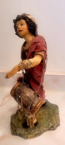 vintage Dept 56 Neopolitan NATIVITY  Neiman Marcus drummer boy figurine