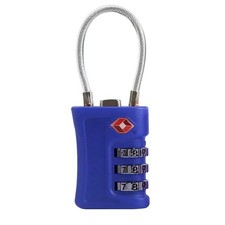 TSA Approved Combination Padlock 3 Digit Wire Lock TSA Lock TSA Cable Travel
