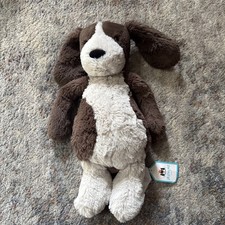 Jellycat Bashful Fudge Puppy Medium 100 Authentic NWT US SHIP FAST