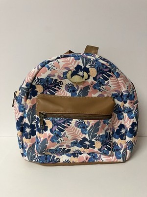 Disney x Bioworld Lilo & Stitch Stitch Mini Backpack Hawaiian Tropical EXCELLENT