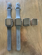LOT OF 4 - Apple Watch Gen Series 5 3 1 - FOR PARTS / ACCOUNT LOCKED