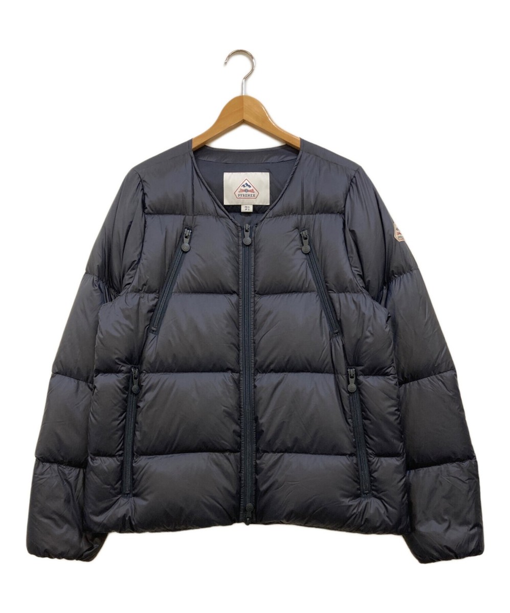 Pyrenex VIGO collarless down jacket Size: S Navy Men W21PJ2