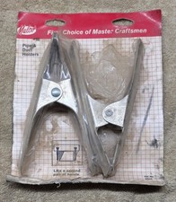 Vintage Malco 2DH Pipe Duct Holder Clamps Set HVAC Sheet Metal Tool NOS USA