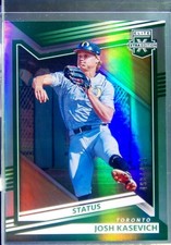 2022 Panini Elite Extra Edition Josh Kasevich Status Green /499 #60 Jays