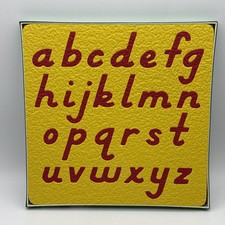 Vintage Lauri A To Z Panel Foam Letter Puzzle Sheet Homeschool Preschool