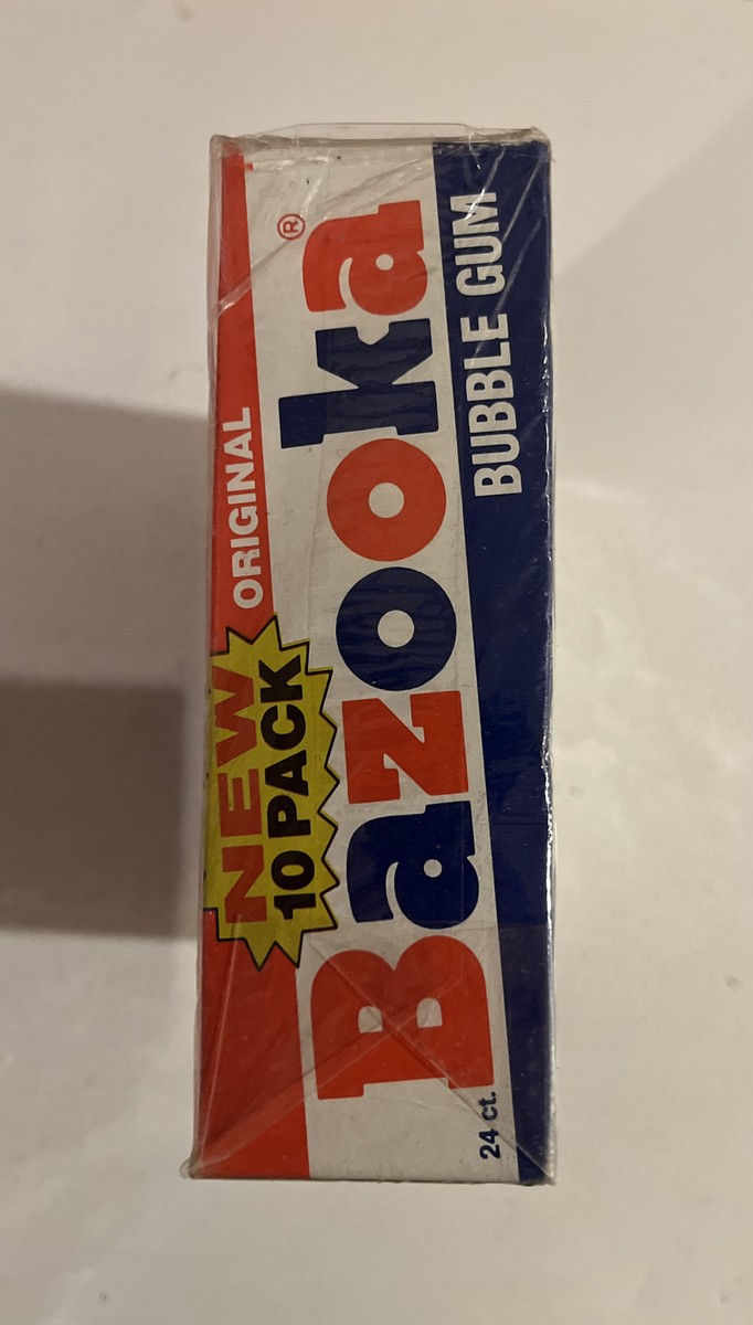 Original 1989 Soft Bazooka Bubble Gum Vintage NOS Full Case