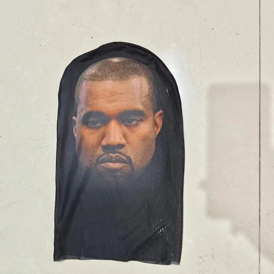 Kanye West Travis Scott Mask Full Face Rapper Shiesty Funny Cosplay Celebrity - Image 2 of 4
