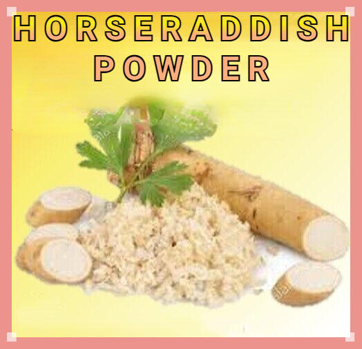 Rábano picante en polvo - Superalimento ecológico (Armoracia Rusticana) 250g