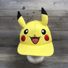 Pokemon Pikachu Hat Trucker Snapback Yellow 2016 OSFM