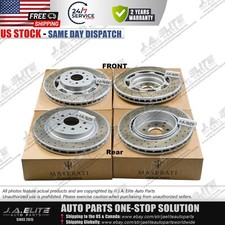 Front & Rear Brake Rotor fit Maserati Granturismo Quattroporte GranTurismo 4.7L