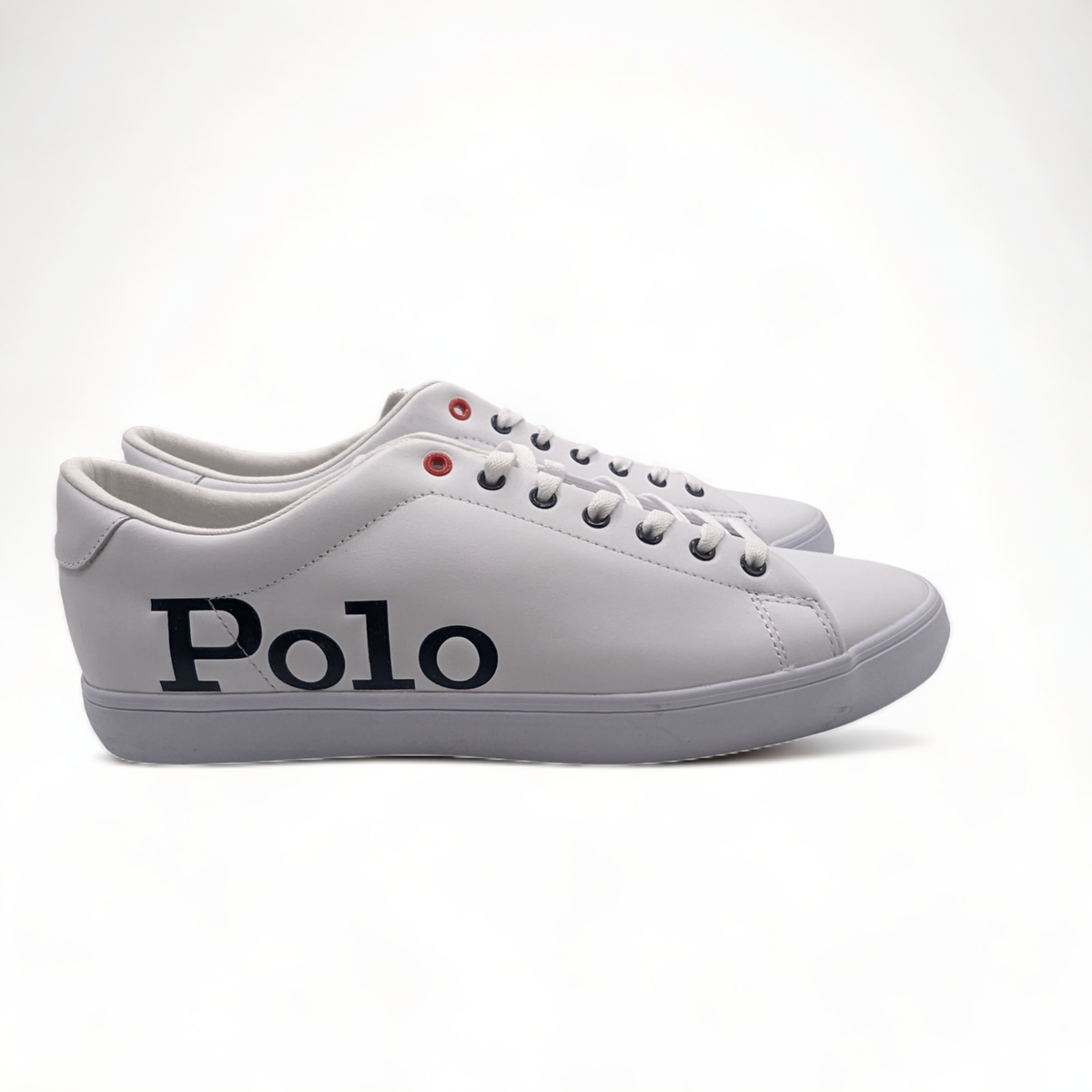 New Polo Ralph Lauren Longwood Classic Sneaker Cow Leather White