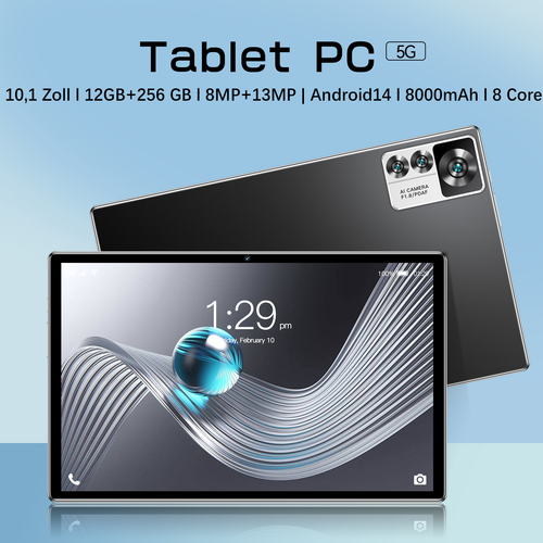 2025 Tablet 16GB+256GB Octa Core 8000mAh Android 14 Dual SIM 4GLTE&5GWiFi Neflix - Bild 14 von 35
