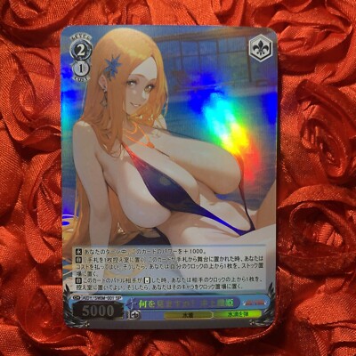 Nami ONE PIECE BIG Beach Goddess ACG Holo Waifu Anime Card