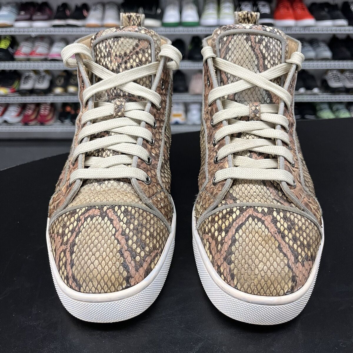 Christian Louboutin Flat Python Sneaker Mens Size US 8 EUR Christian Louboutin Flat Python Sneaker Mens Size US 8 EUR