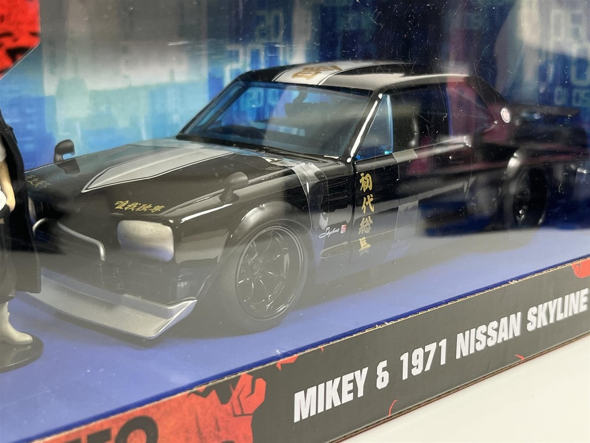 東京リベンジャーズ Mikey & Nissan Skyline 6T-R Amazon.com: Tokyo Revengers 1:24 1971 Nissan Skyline GT-R