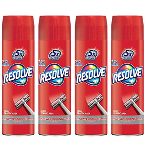 Resolve High Traffic Carpet Foam, 88 oz 4 Cans x 22 oz ...