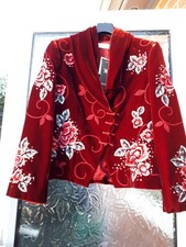Kaliko Silk Velvet Occasion Jacket Size: 12 Brand New