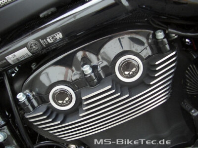 Cam Cover black skull Harley V Rod / Night Rod Special / Muscle / Street Rod