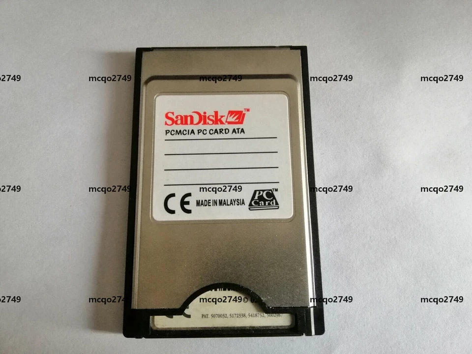 CompactFlash 16MB CF with Compact Flash Card adapter SanDisk 16M PC PCMCIA Card - Image 3 of 3