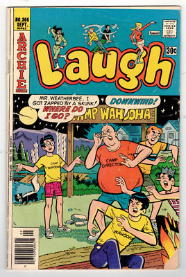 Laugh #306 September 1976 Archie Series Close Up Publ.