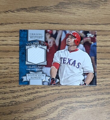 2013 Topps Chasing History Relic Nelson Cruz #CHR-NC ~ Game Used