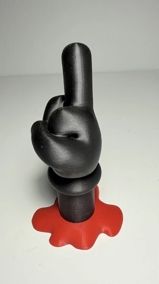 Kaws No Fake Friends Middle Finger 6.5” - Image 3 of 3