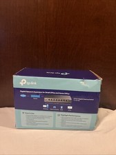 TP-Link TL-SG108S 8 Port Gigabit Ethernet Switch Desktop/Wall-Mount Plug  Play