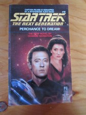 BOOK S/C STAR TREK THE NEXT GENERATION PERCHANCE TO DREAM   #19  1991
